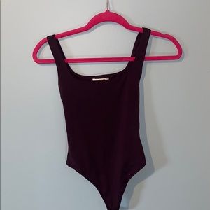 Aritzia Bodysuit Burgundy